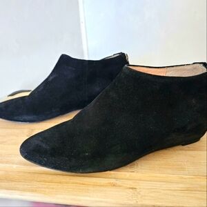 Black Suede Ankle Boots "A Story told by Joyce Azria"